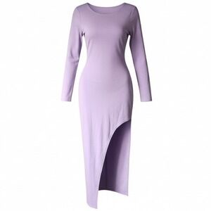 Lulus Dreaming About You Lilac Long Sleeve Maxi Dress Size Small NWT $69